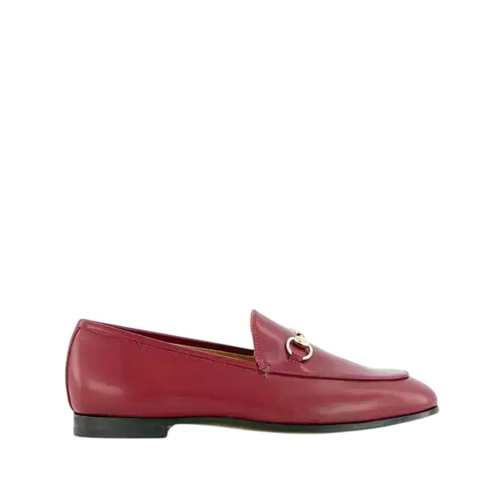 Gucci NIB Jordaan Horsebit Leather Loafer in Burgundy Size 39.5